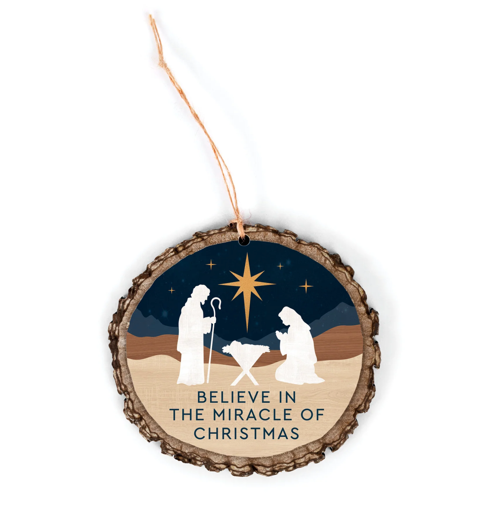 Believe Holy Family Ornament