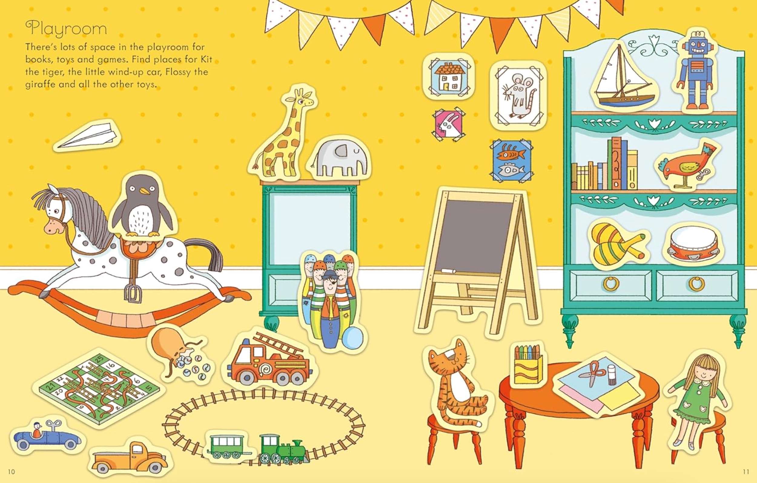 First Sticker Book Dollhouse, , large