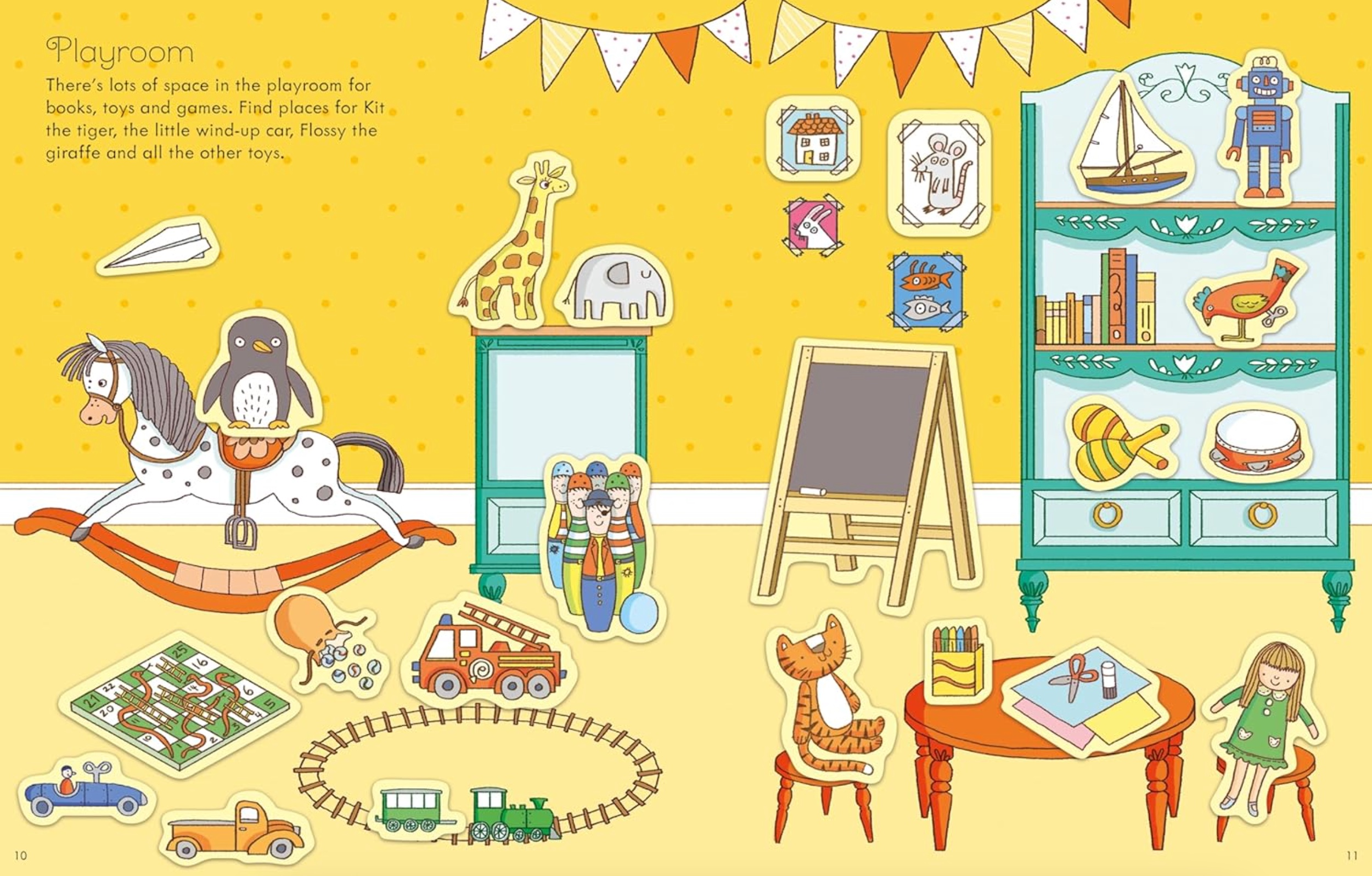 First Sticker Book Dollhouse, , large