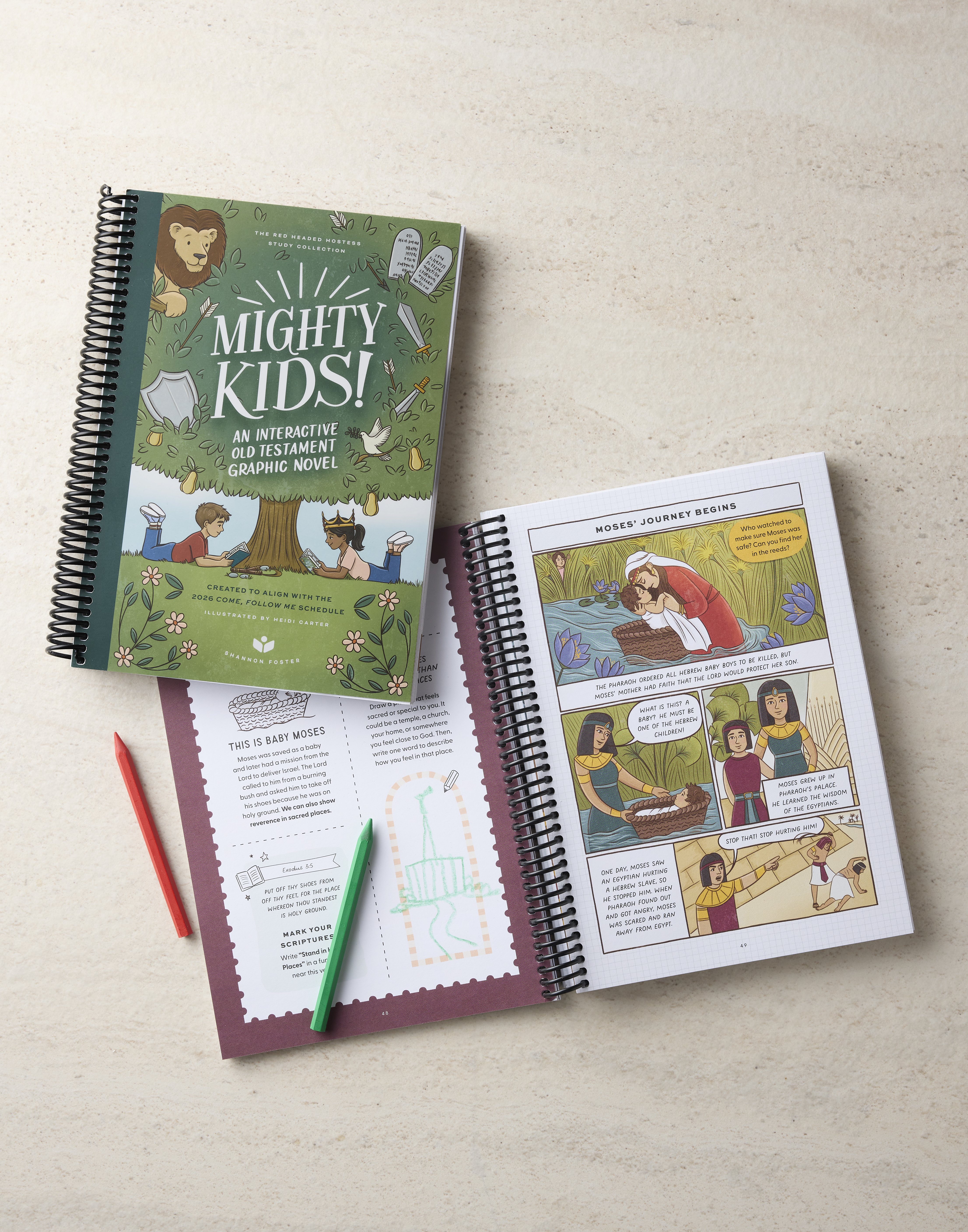 Mighty Kids: An Interactive Old Testament Graphic Novel - The Red