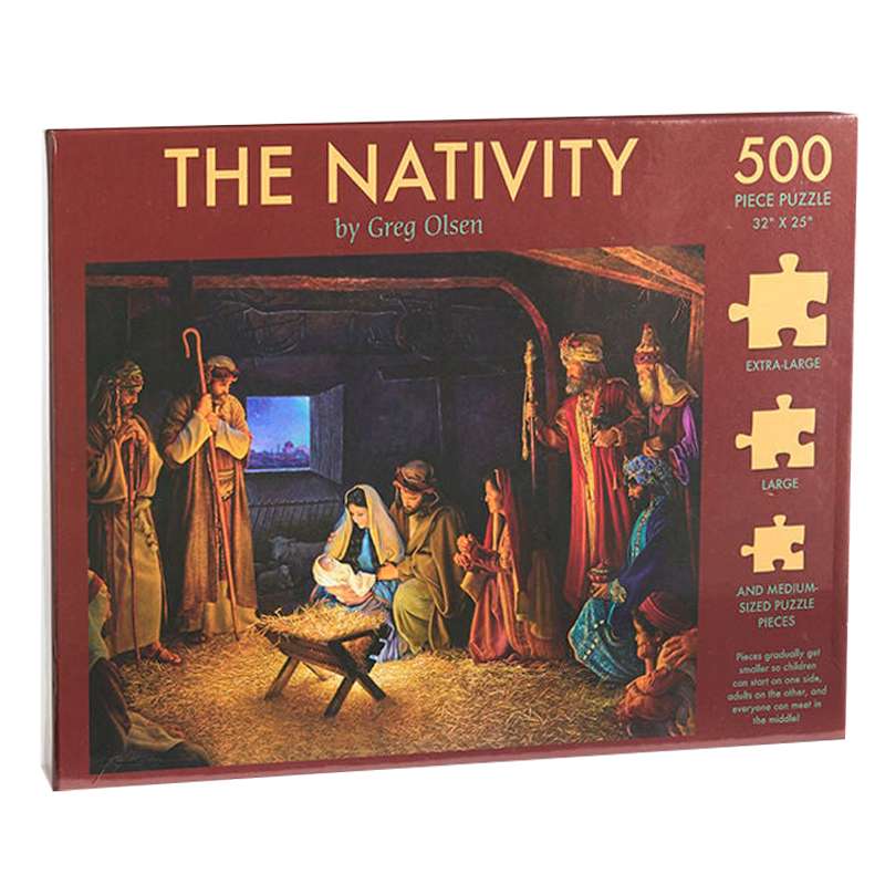 The Nativity 500 Piece Family Puzzle, , large image number 0