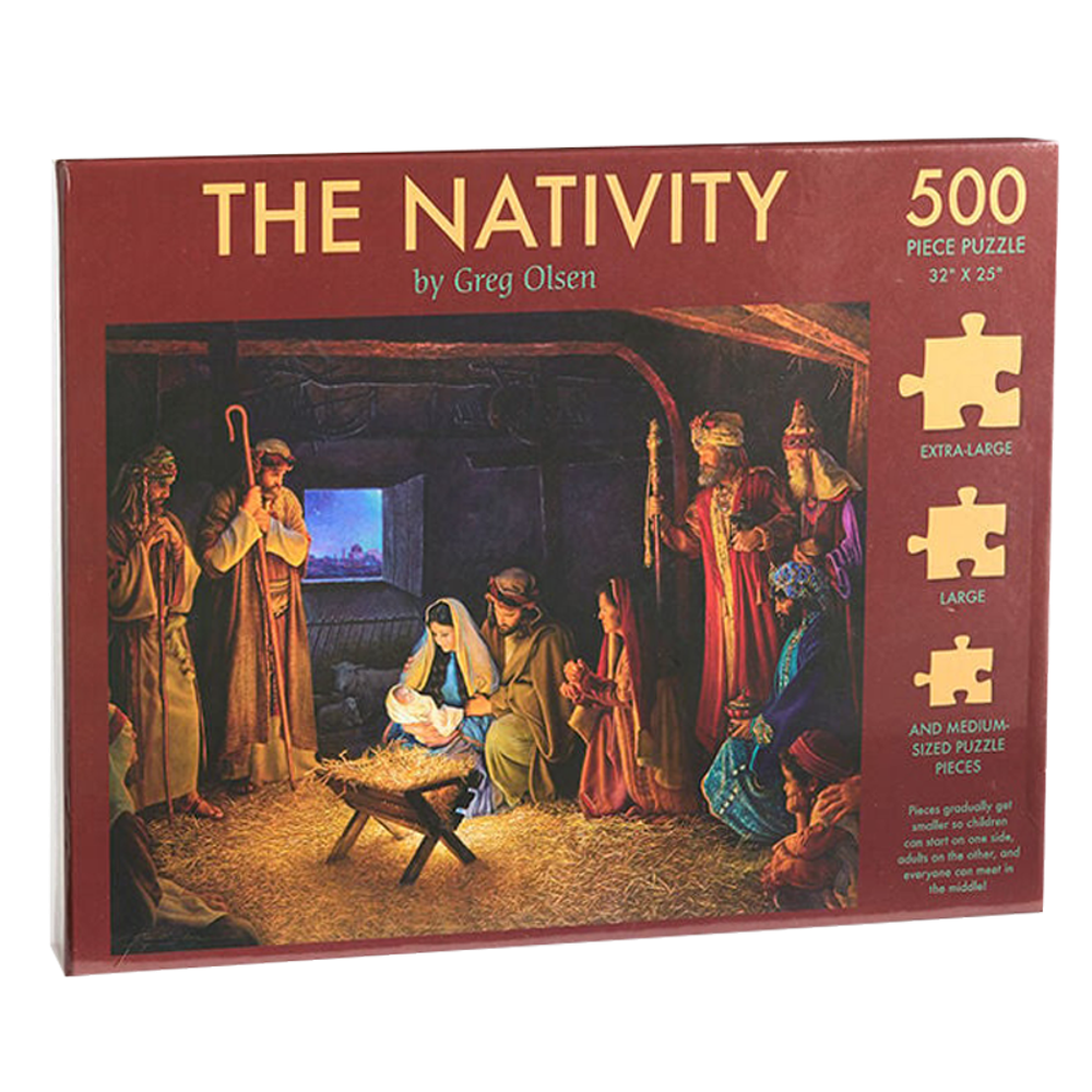 The Nativity 500 Piece Family Puzzle, , large image number 0