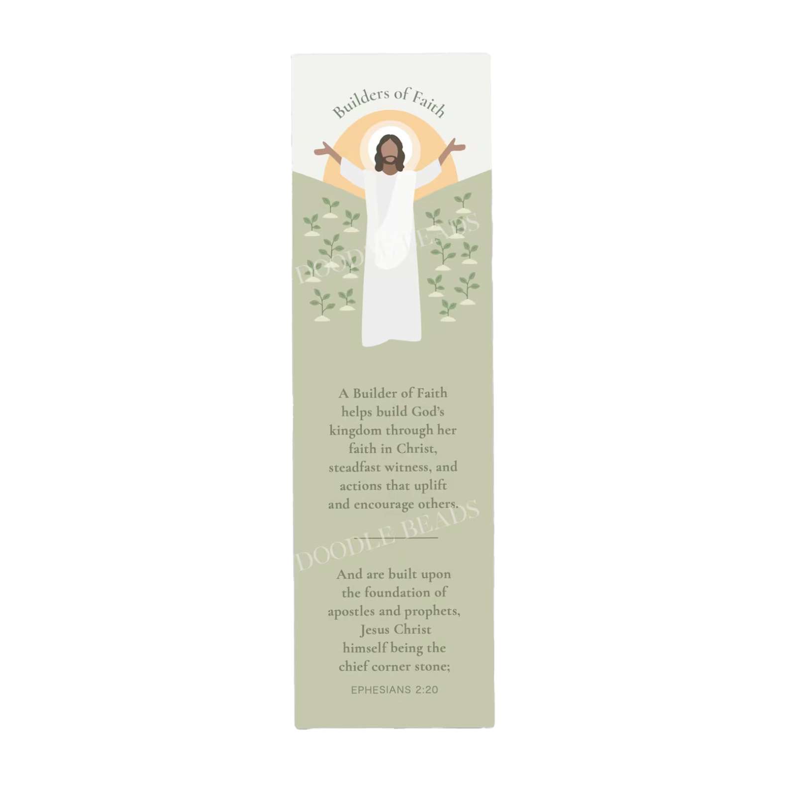 Builders of Faith Bookmark
