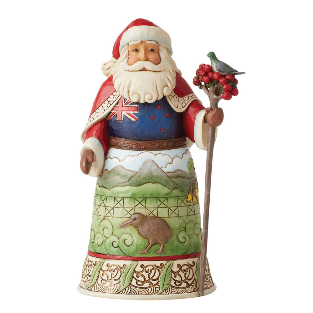 New Zealand Heartwood Creek Santa Figurine,  New Zealand Heartwood Creek Santa Figurine