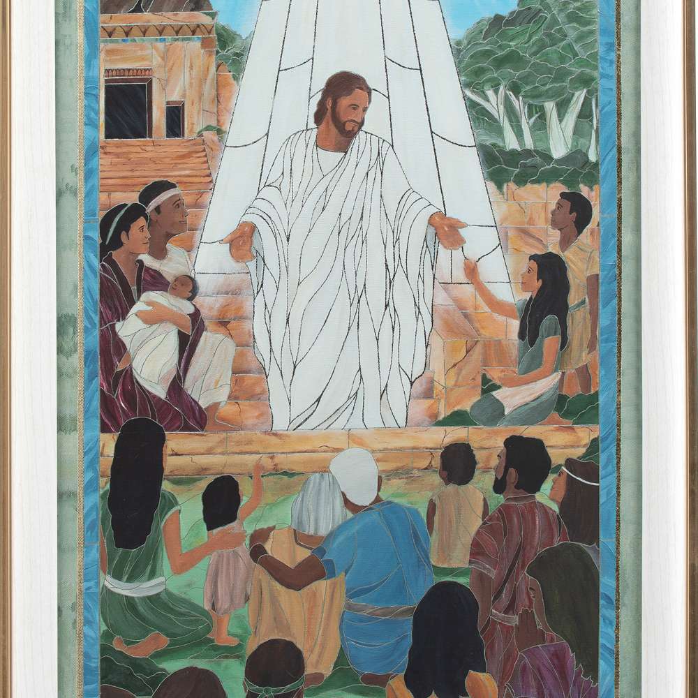 Arise and Come Forth Unto Me (38x18 Framed Canvas Print), , large image number 3