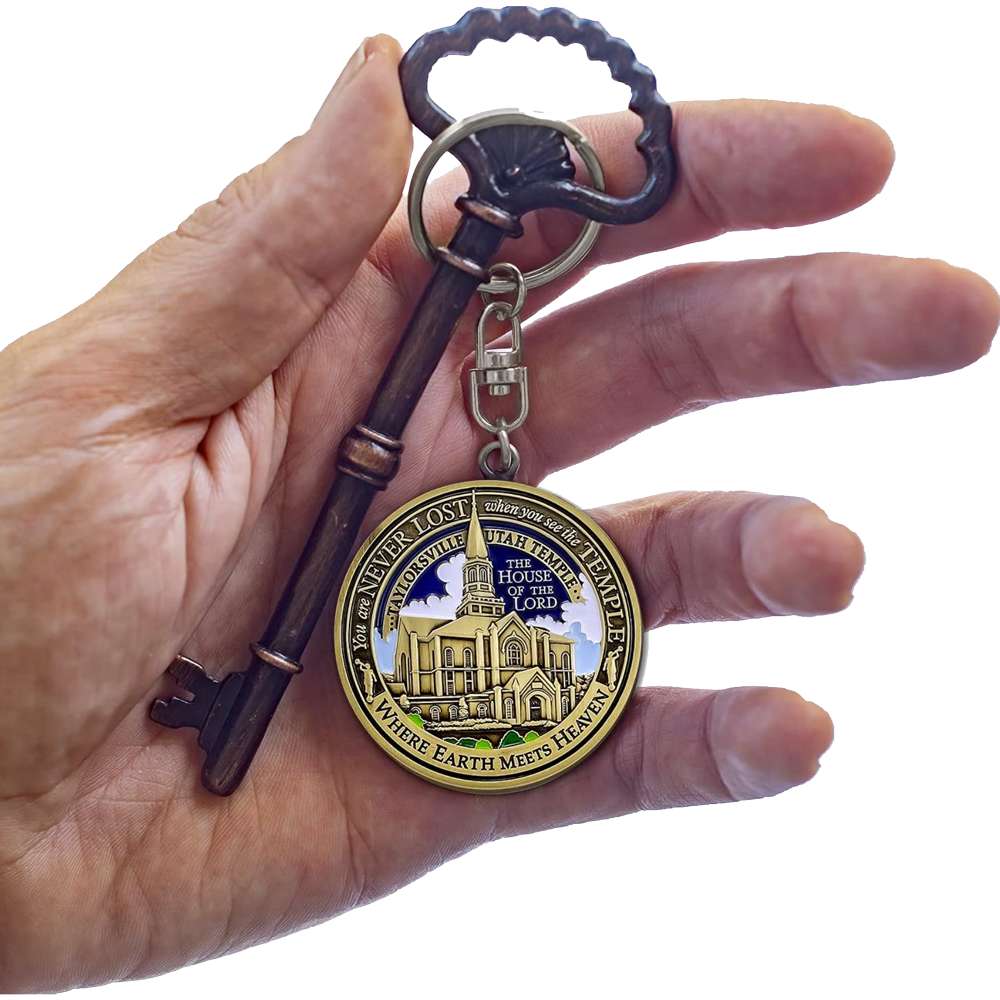 Taylorsville Utah Temple Keychain, , large image number 3