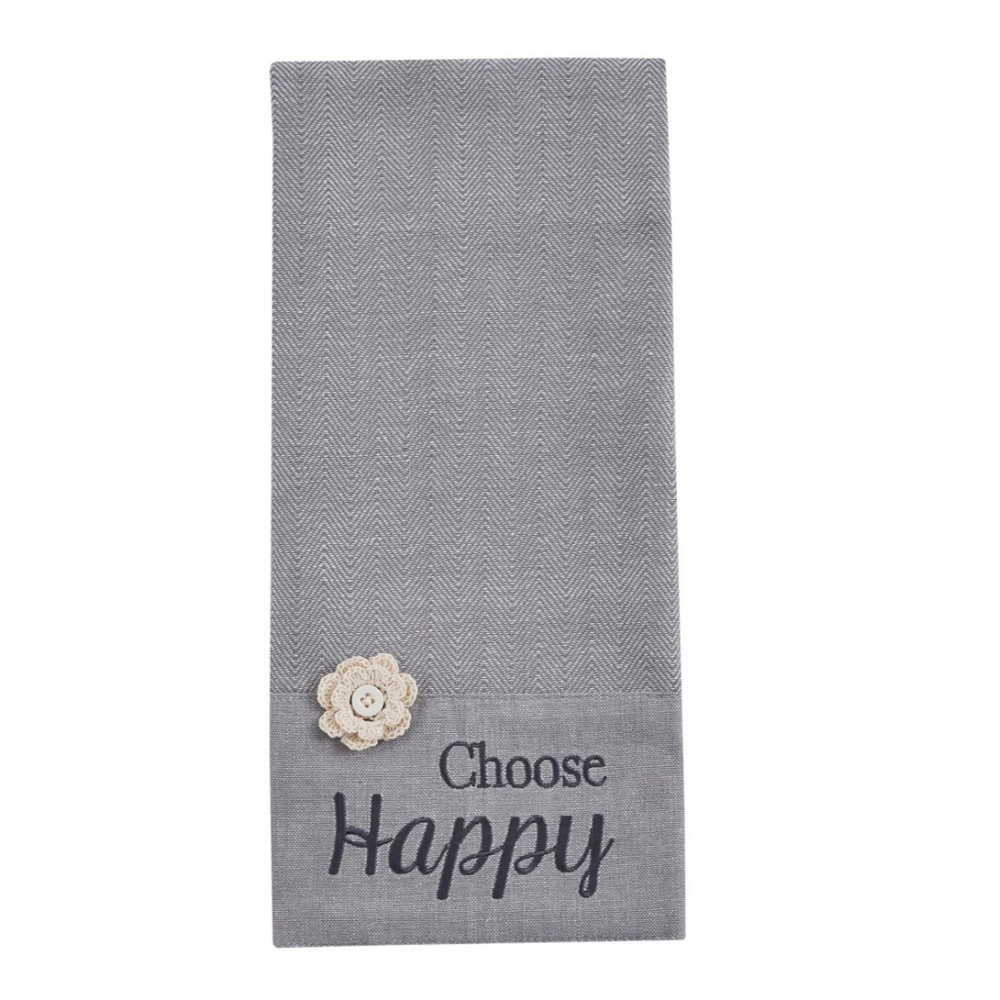 Choose Happy Dishtowel,  Choose Happy Dishtowel