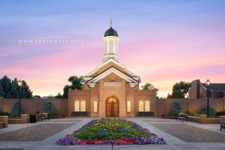 Vernal Utah Temple - Glory to the Highest Print