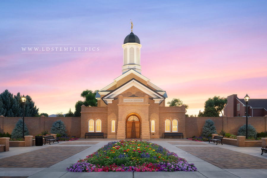 Vernal Utah Temple - Glory to the Highest Print