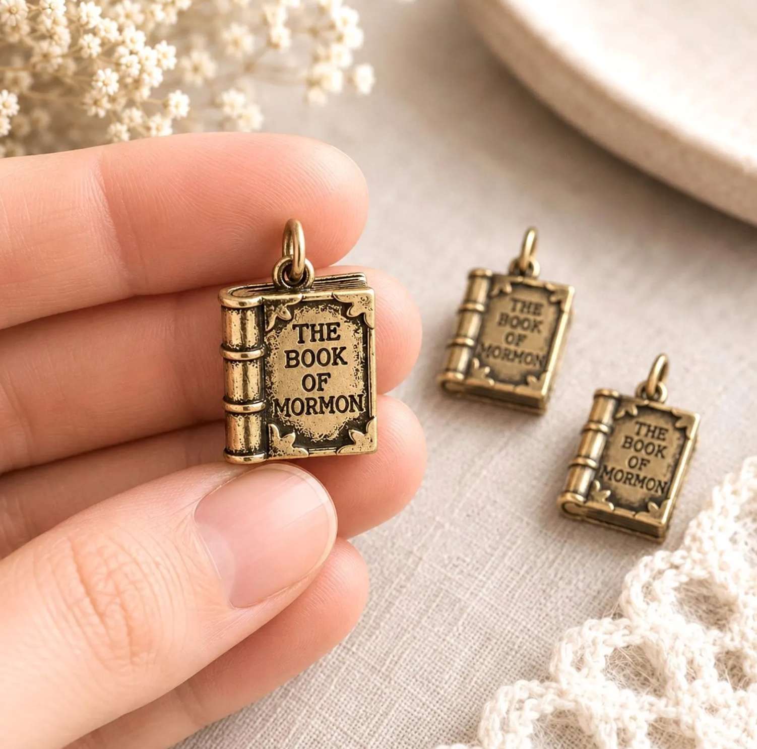 Book of Mormon Charm, , large