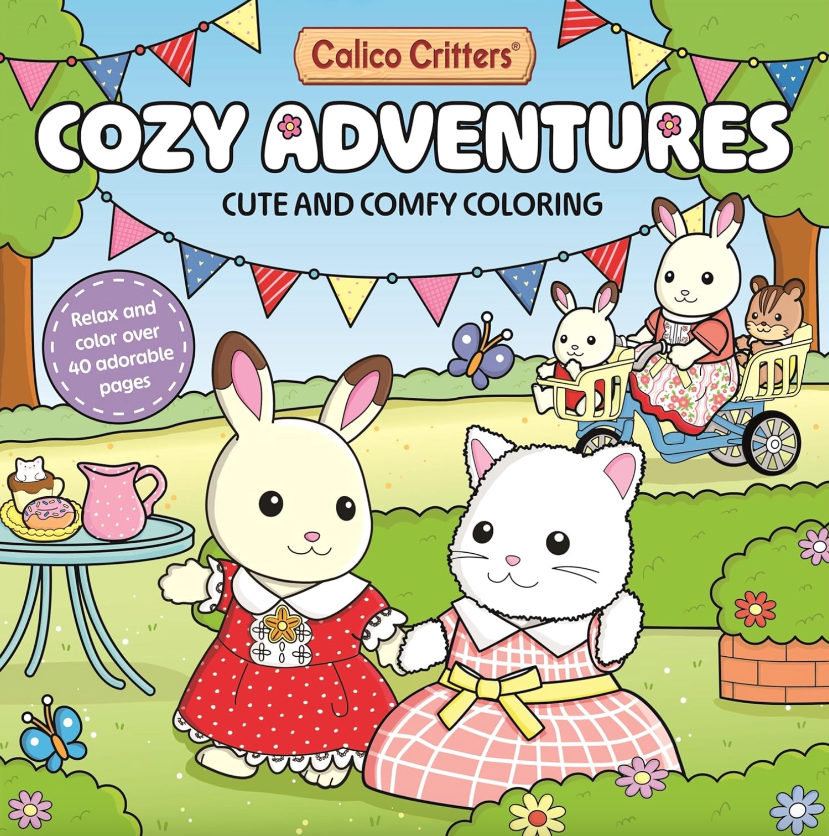 Cozy Adventures Coloring Book (Calico Critters), , large image number 0