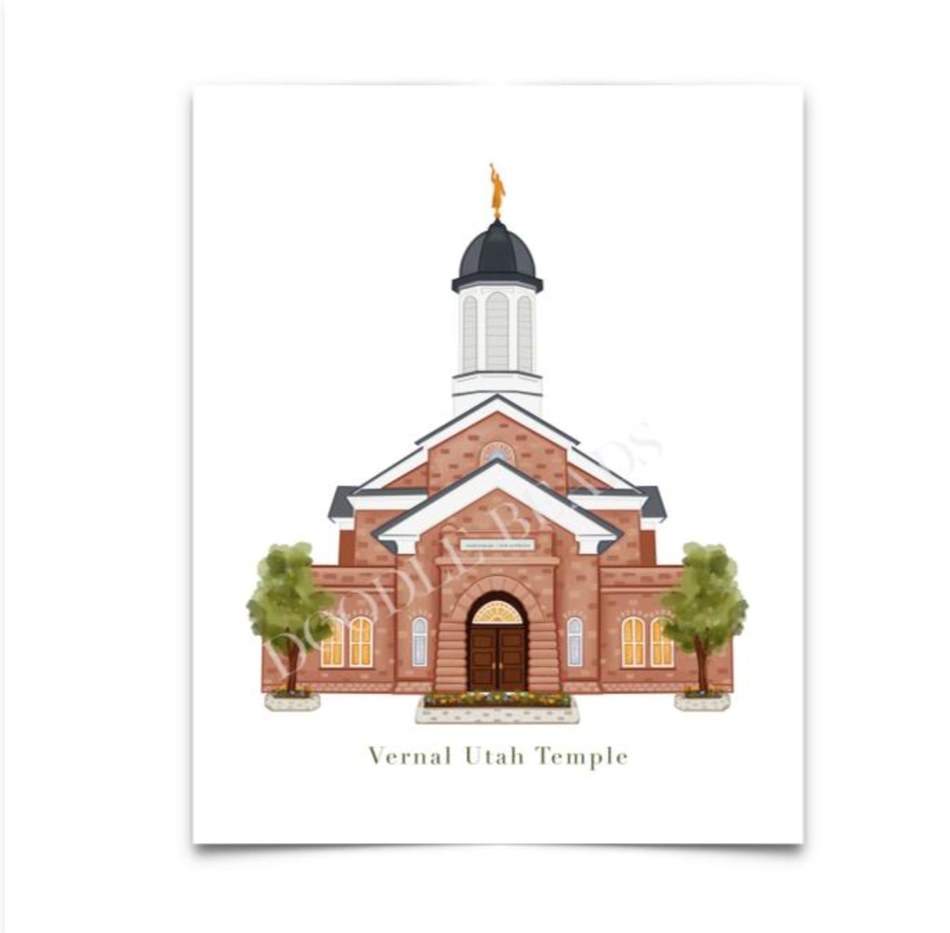 Vernal Utah Temple Print