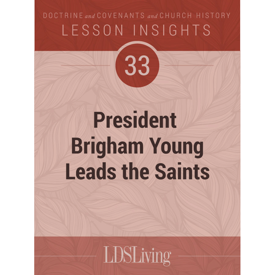 Lesson Insights Doctrine and Covenants and Church History #33