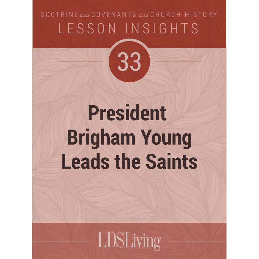 Lesson Insights Doctrine and Covenants and Church History #33