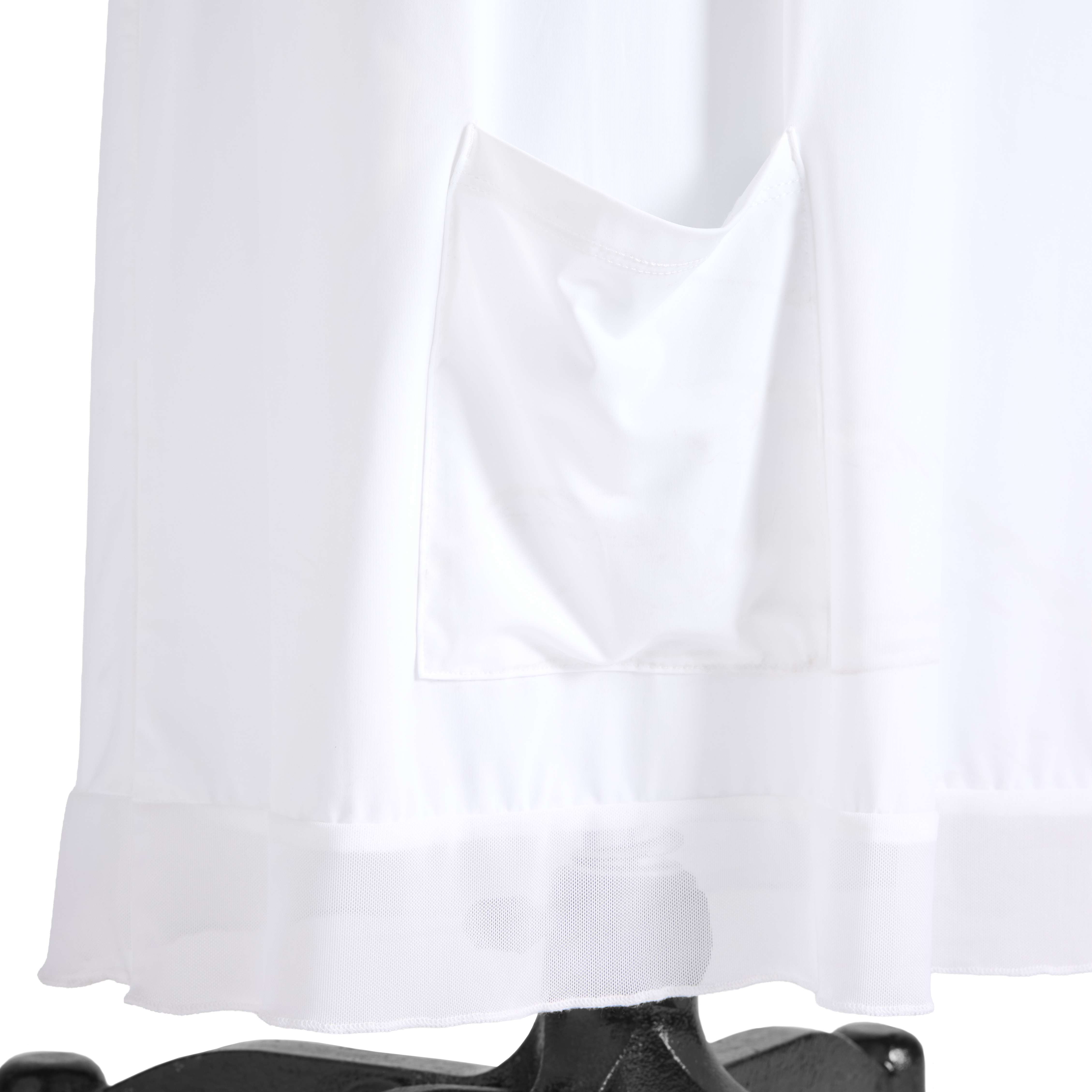 Lace Trim Temple Dress Full Slip , , large