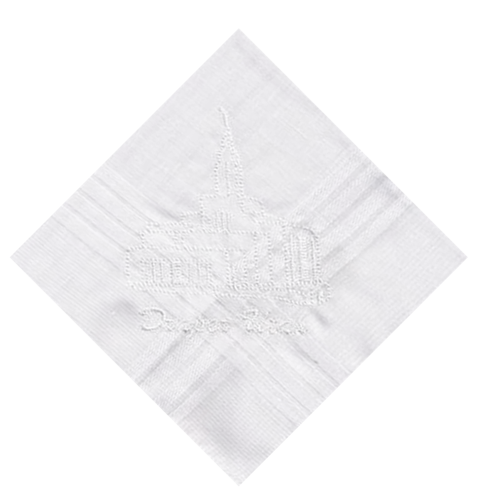 Draper Temple Handkerchief,  Draper Temple Handkerchief