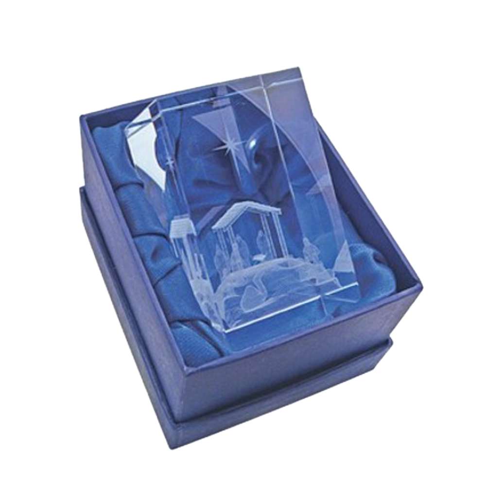 Crystal Cube Nativity