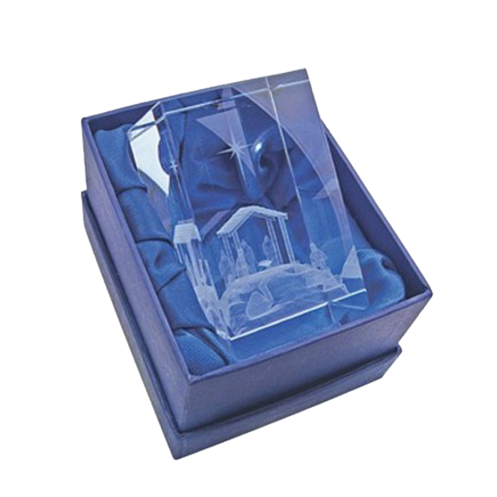Crystal Cube Nativity
