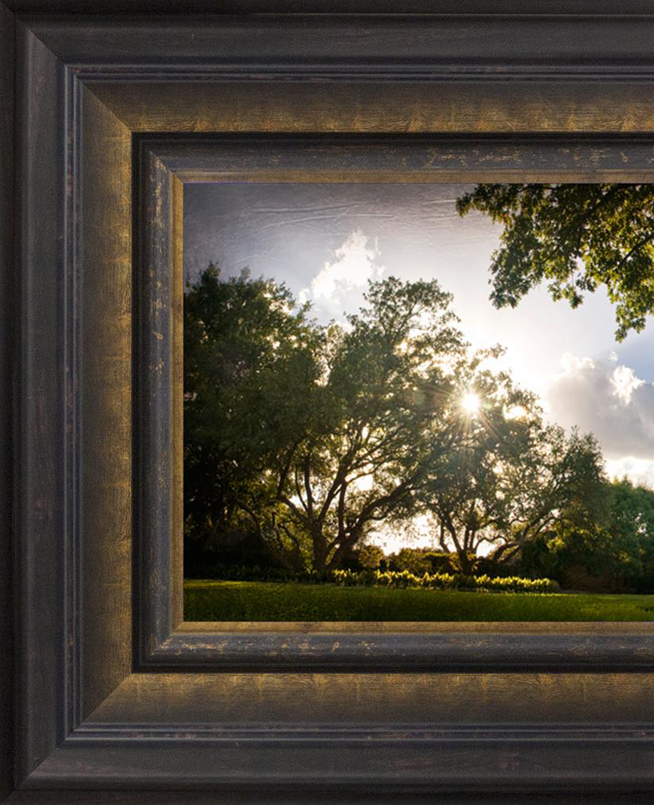 Dallas Temple, the Day Dawn is Breaking (19x48 Canvas Framed Art), , large image number 2