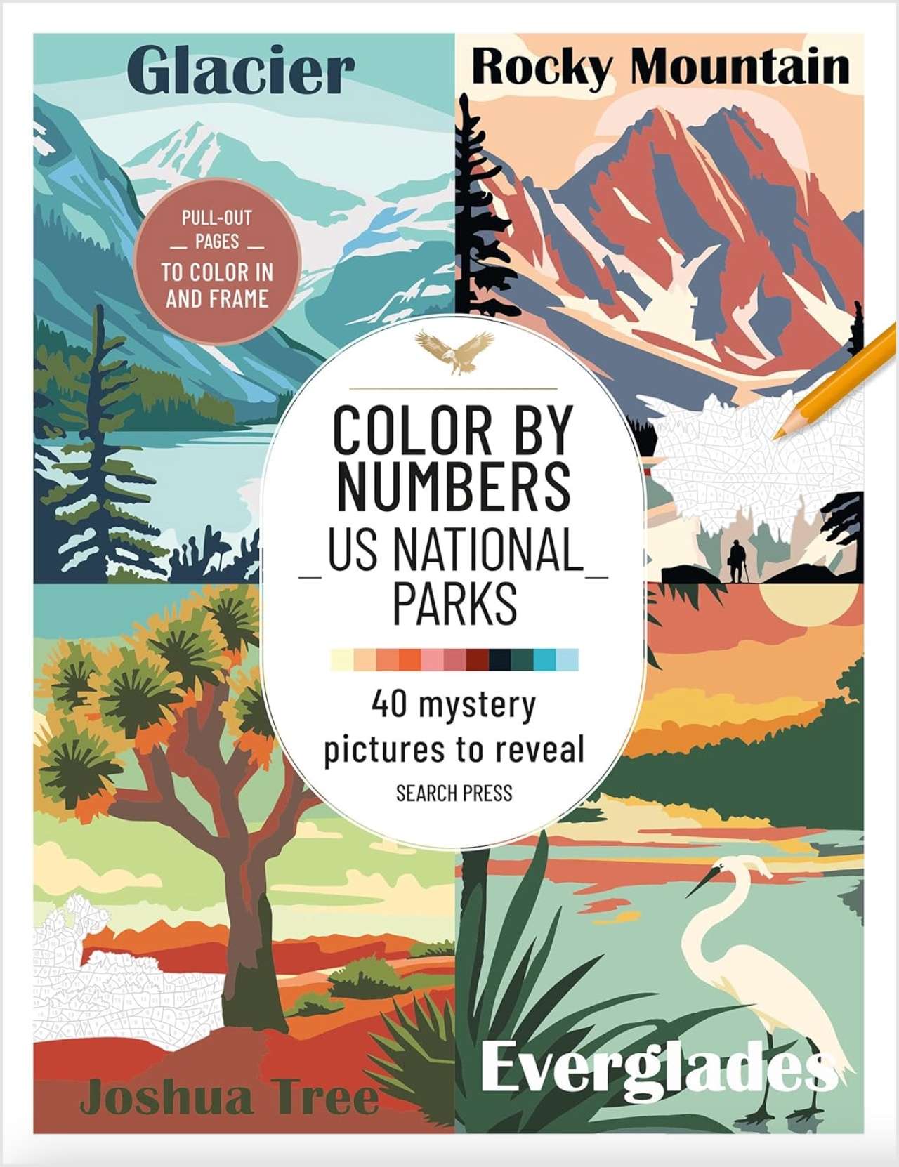 Color by Numbers US National Parks