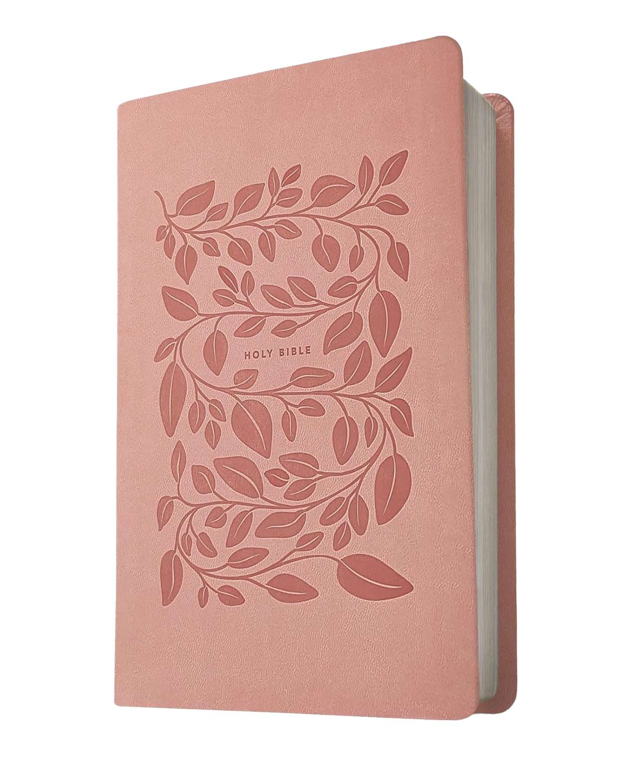 NLT Premium Value Thinline Holy Bible, Faux Leather, Dusty Pink Vines, , large image number 5
