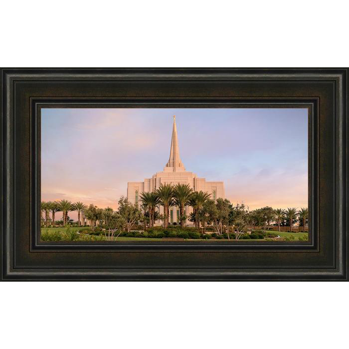 Gilbert Temple Peace Be Still (22x36 Framed Art)