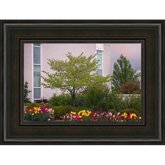 Mount Timpanogos Temple Peace Be Still (22x29 Framed Art)