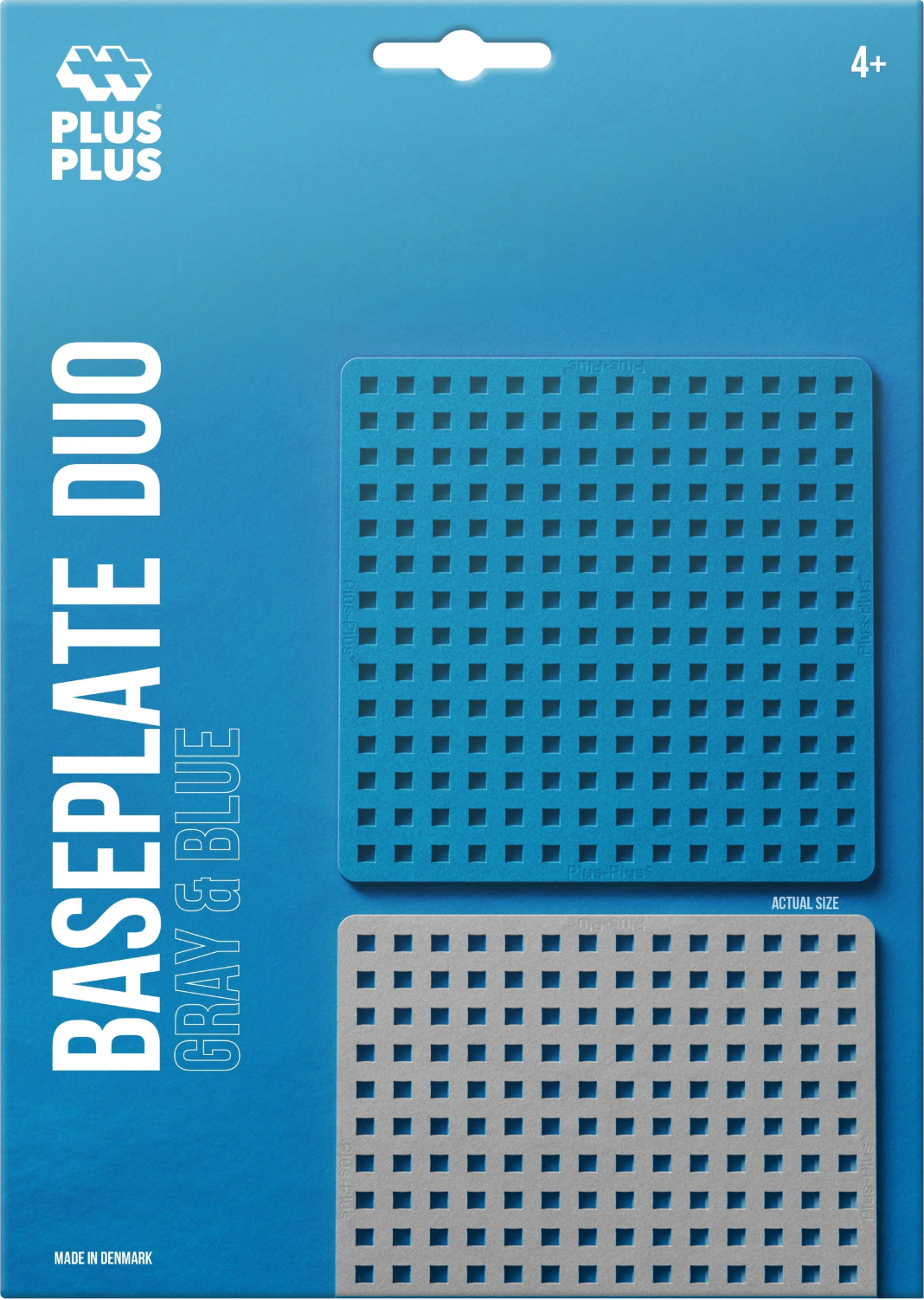 Plus Plus Baseplate Duo Gray & Blue