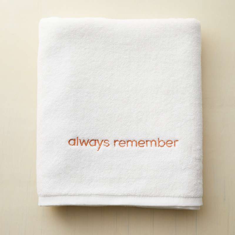 Always Remember Baptism Towel, , large image number 2