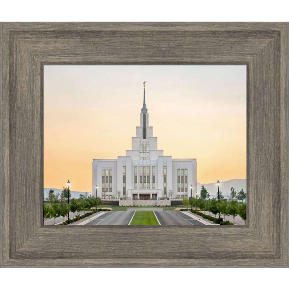 Saratoga Springs Temple, Conviction (12x14 Framed Textured Print), , large image number 0
