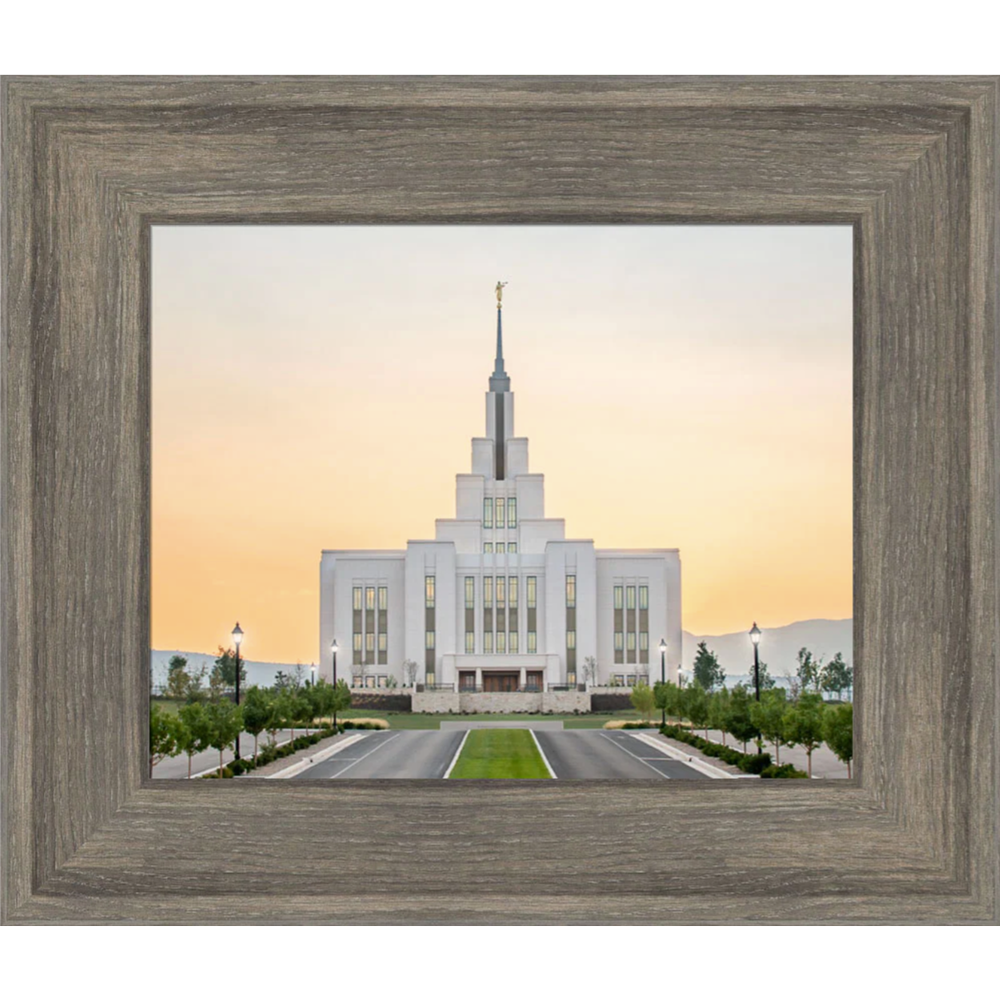 Saratoga Springs Temple, Conviction (12x14 Framed Textured Print), , large image number 0