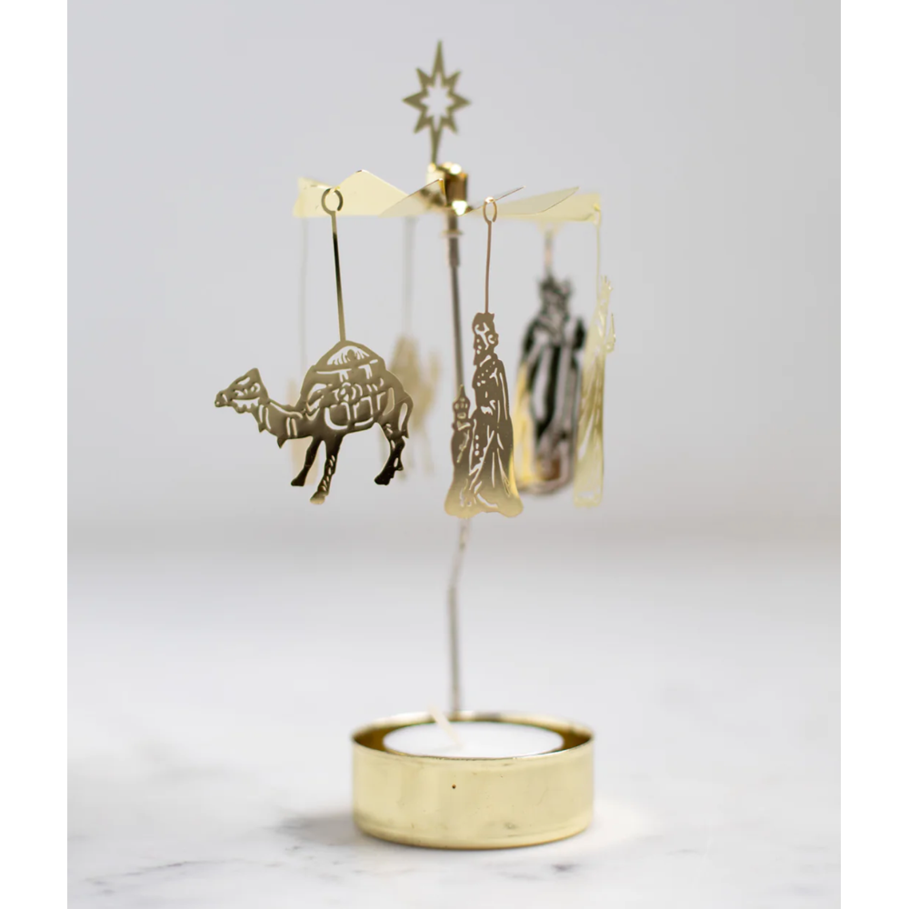 Three Kings Swedish Anglaspel Metal Nativity, , large image number 1