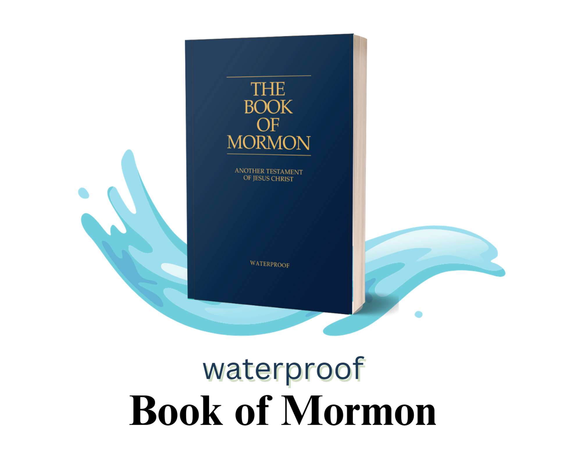 Waterproof Book of Mormon, , large