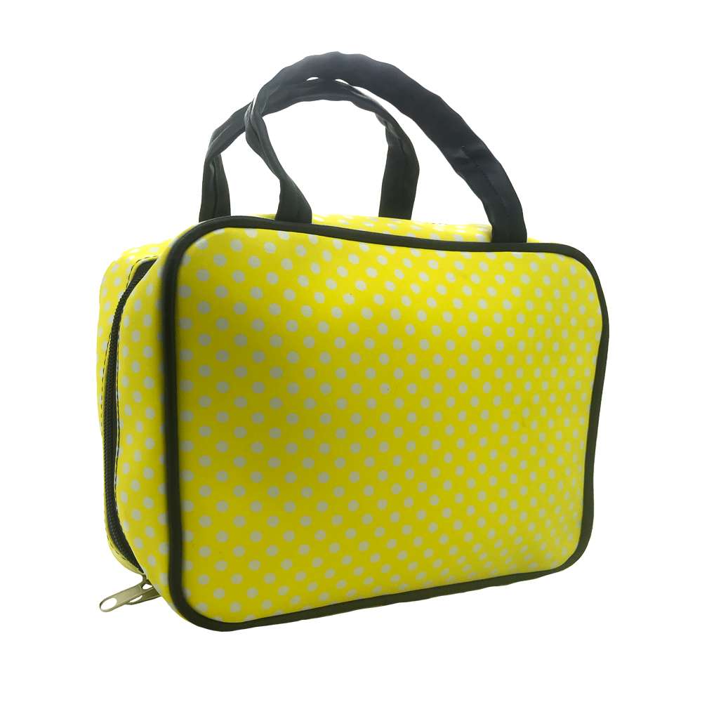 Tenley Yellow Polka Dot Scripture Tote, , large