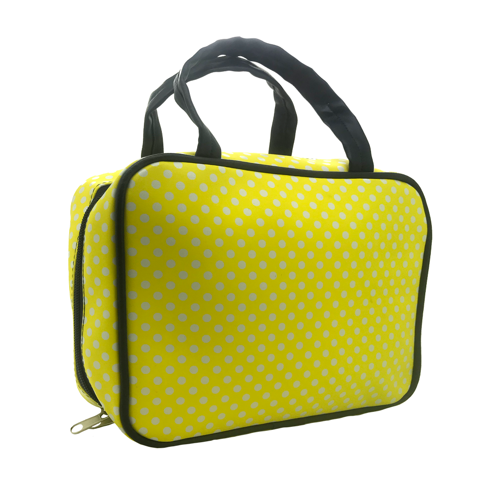 Tenley Yellow Polka Dot Scripture Tote, , large