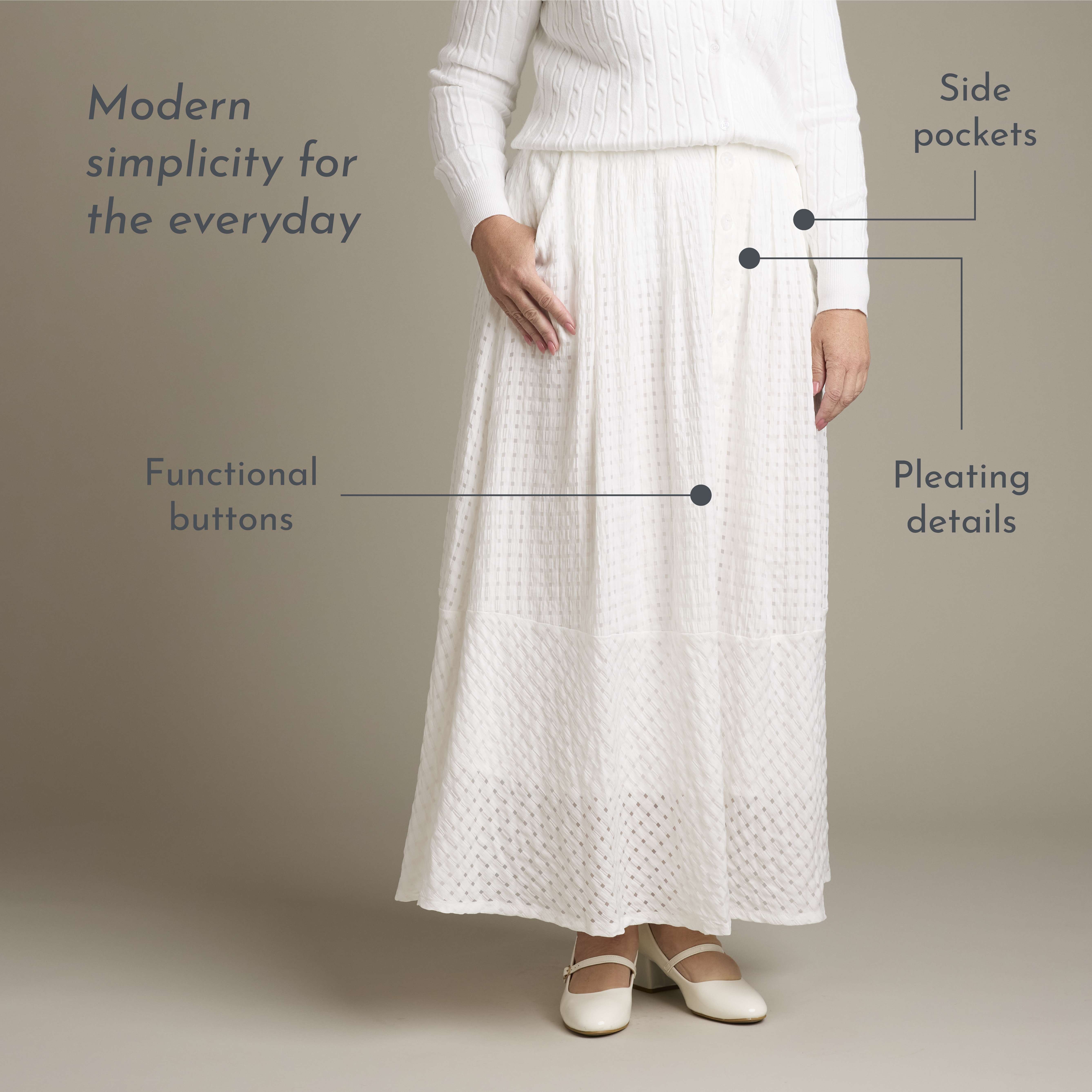 Jane Temple Skirt, , large image number 2