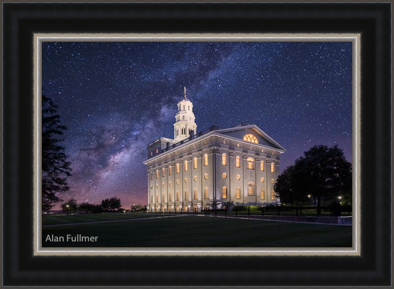 Celestial Temple Series: Nauvoo Temple (25x34 Framed Art)