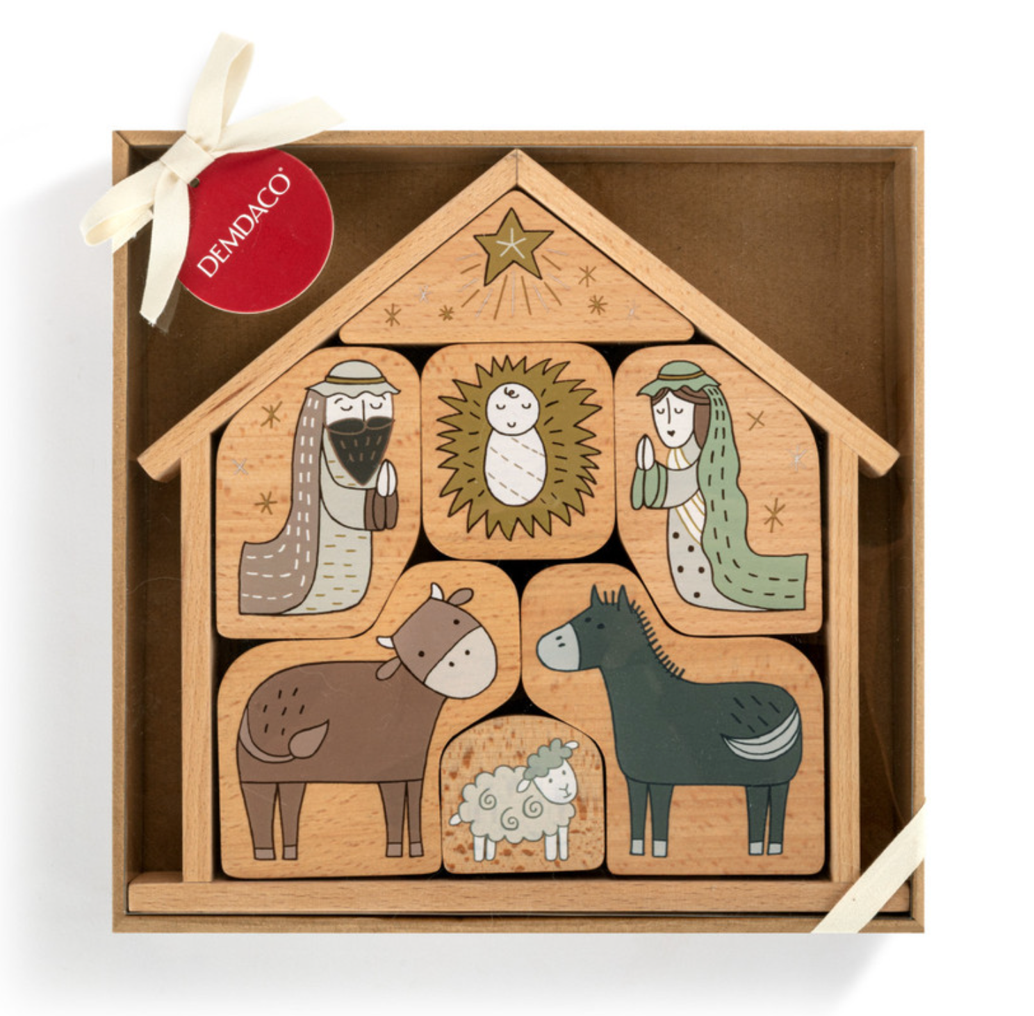 Wood Manger Nativity Puzzle, , large image number 3