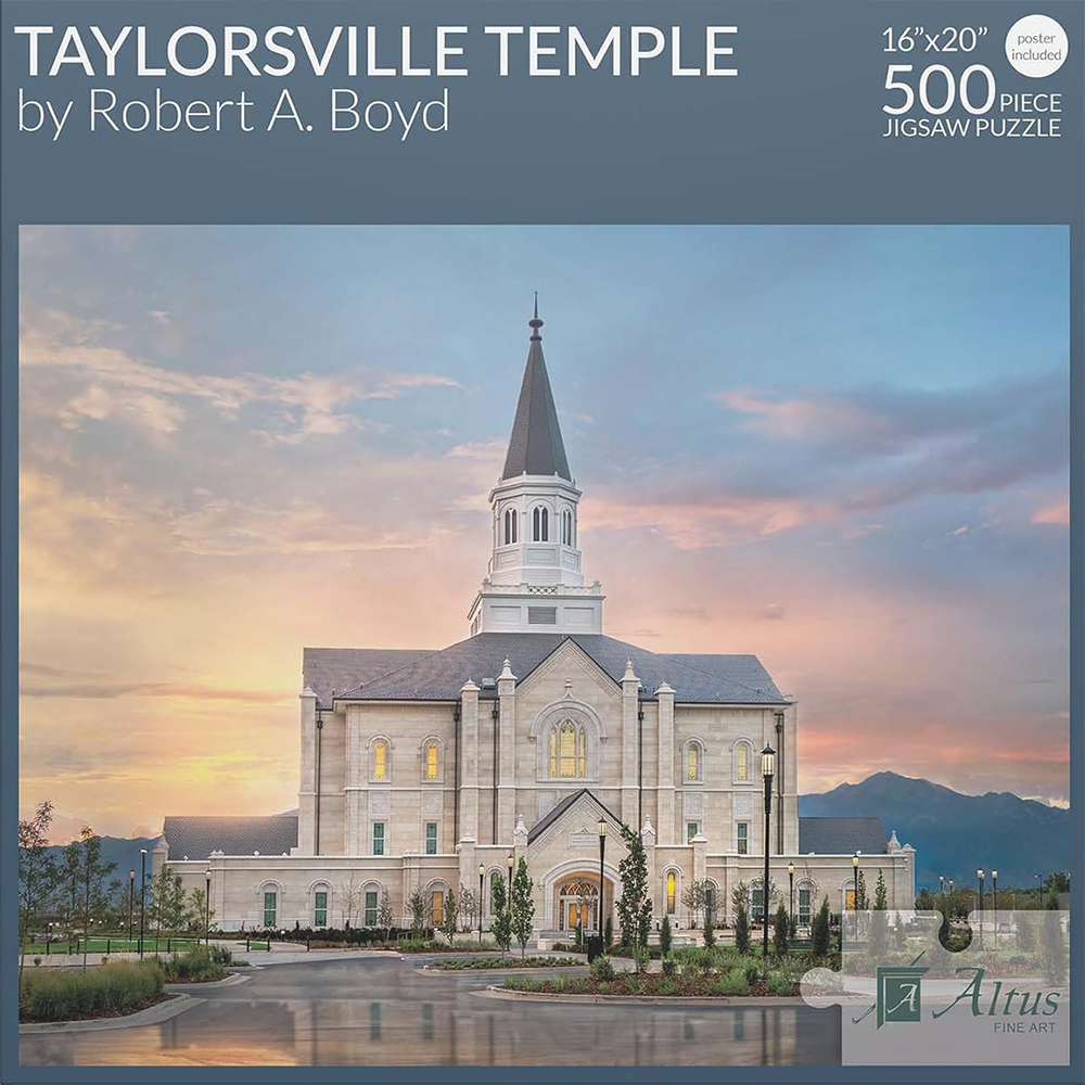 Taylorsville Temple 500 Piece Puzzle 