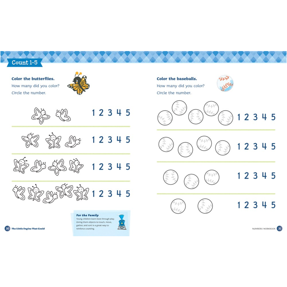 The Little Engine That Could: I Think I Can! Numbers Workbook, , large image number 2