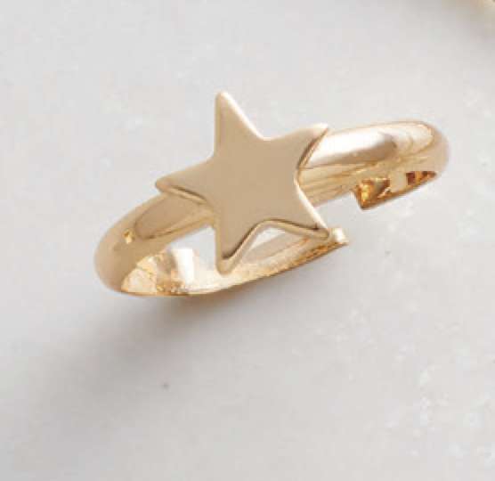 Star Adjustable Ring, , large image number 0