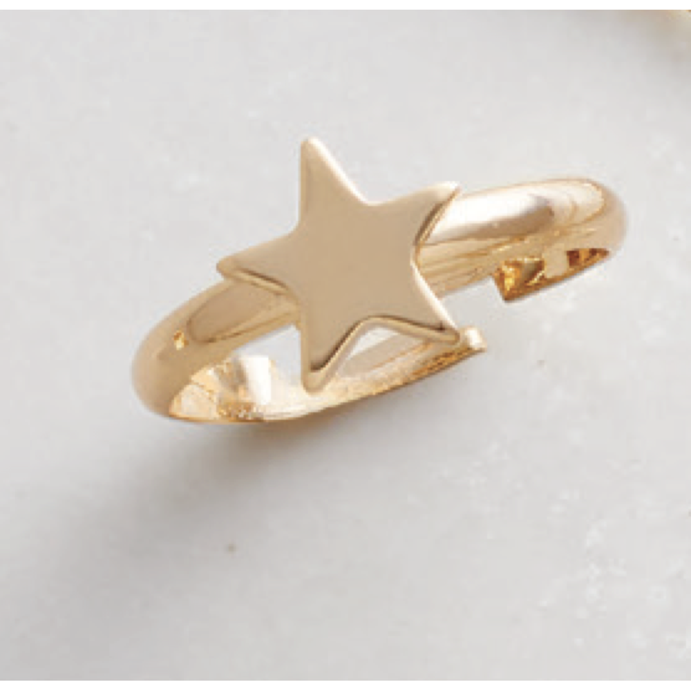 Star Adjustable Ring, , large image number 0