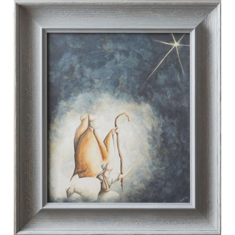 Seek Him (17x15 Framed Canvas Print)