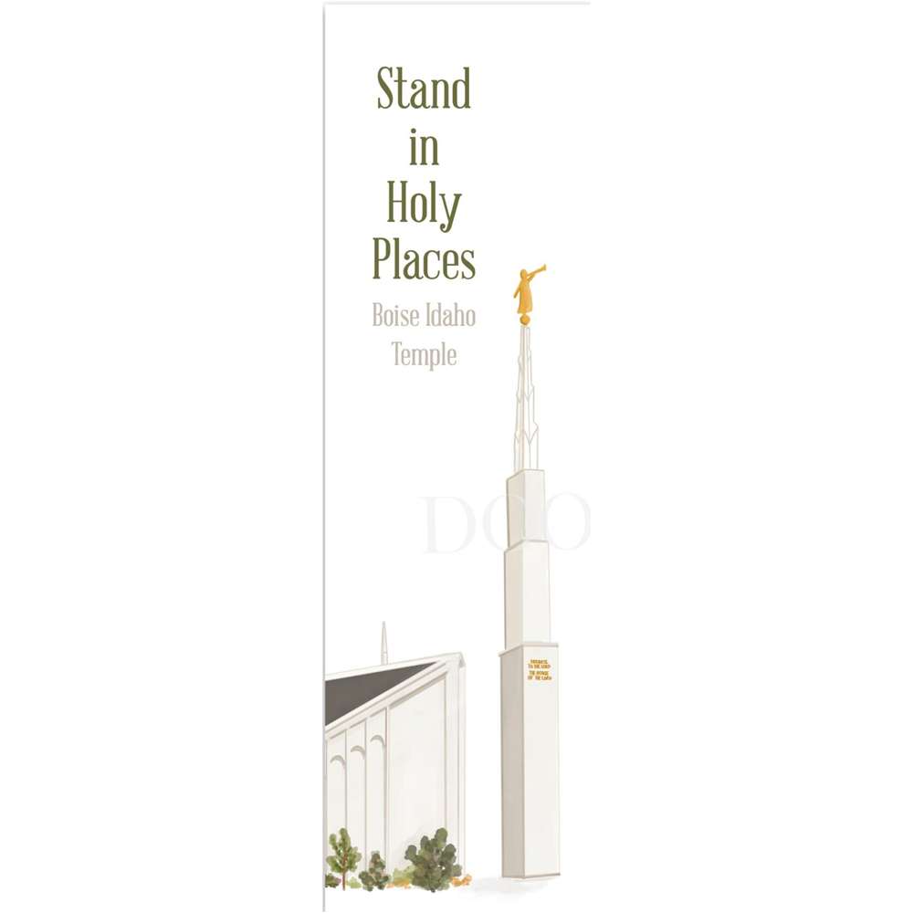 Boise Temple Bookmark, , large image number 0