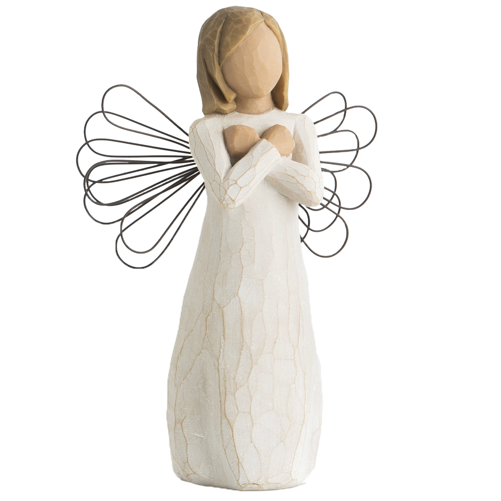 Sign for Love Angel Figurine