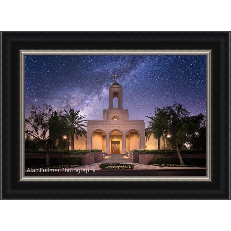 Celestial Temple Series: Newport Beach Temple (25x34 Framed Art), , large image number 0