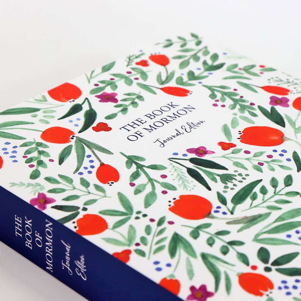 The Book of Mormon, Journal Edition, Red Floral (No Index), , large image number 7