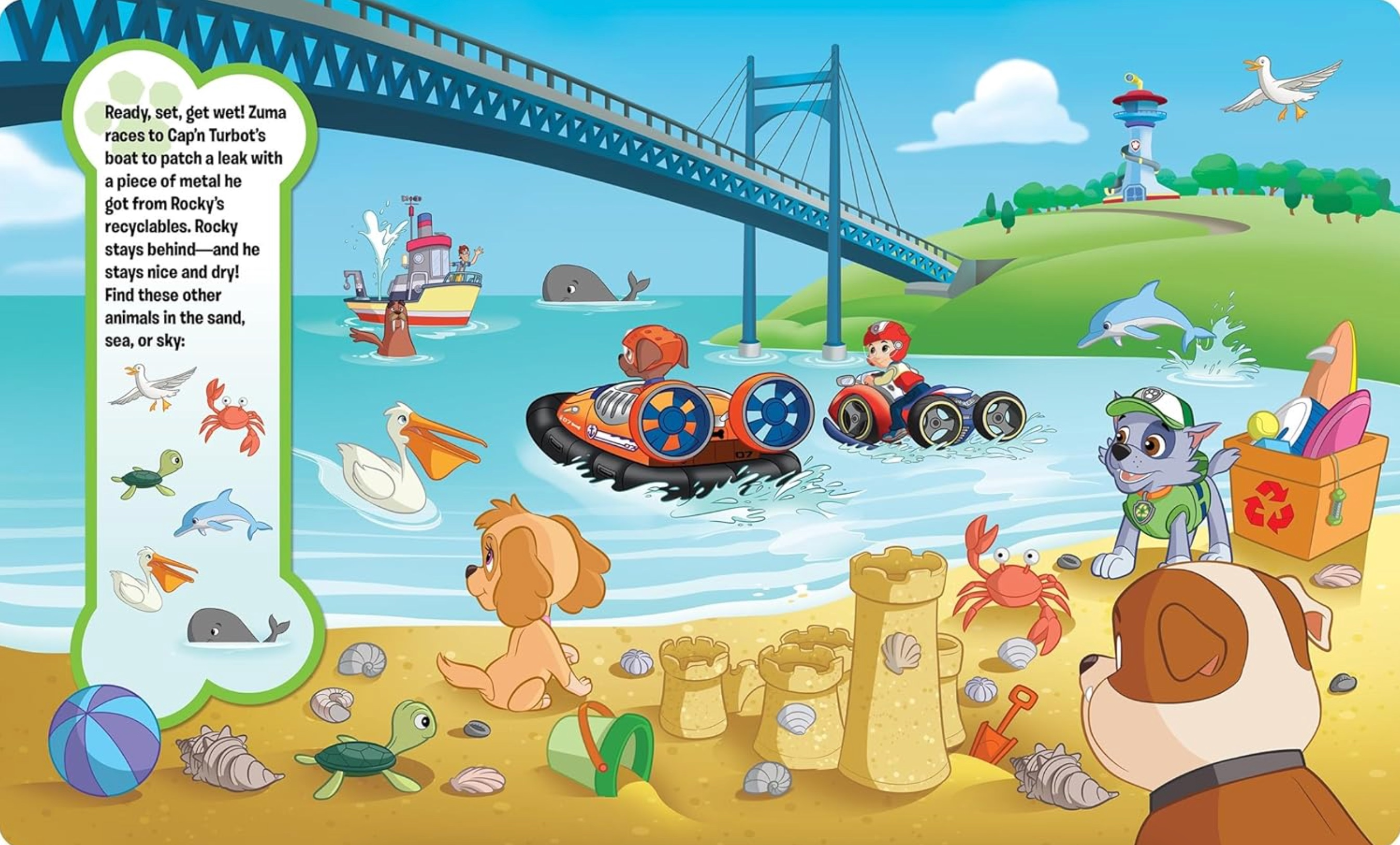 PAW Patrol First Look and Find Activity Sticker Book, , large image number 1