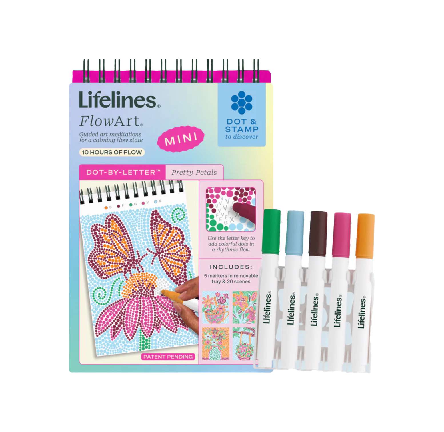 FlowArt Mini Dot-By-Letter Pretty Petals