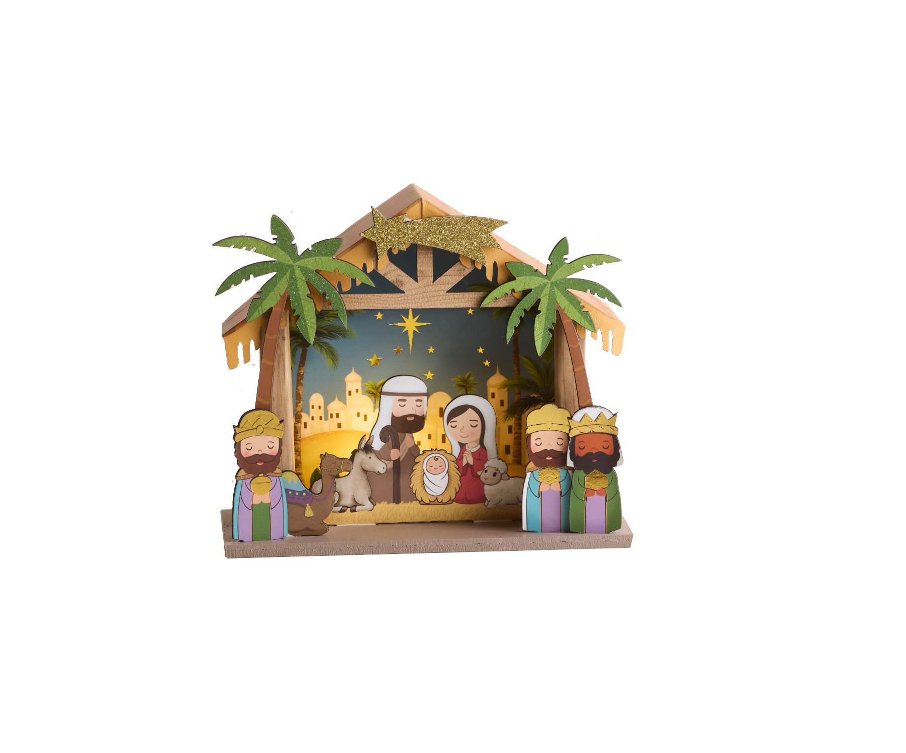 Light-up Box Nativity